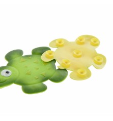 Tappeto da bagno Verde Giallo Tartaruga PVC 10 cm (2 Unità)