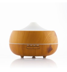 Umidificatore Diffusore di Aromi con LED Wooden-Effect