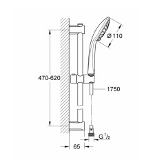 Set doccia Grohe Vitalio Joy