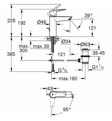 Rubinetto Monocomando Grohe Start lavabo