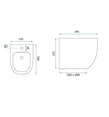 SET WC + BIDET CARLOS BIANCO