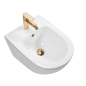 SET WC + BIDET CARLOS BIANCO ORO