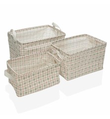 Set di Cestini Versa Camy 3 Pezzi (25 x 22 x 35 cm)