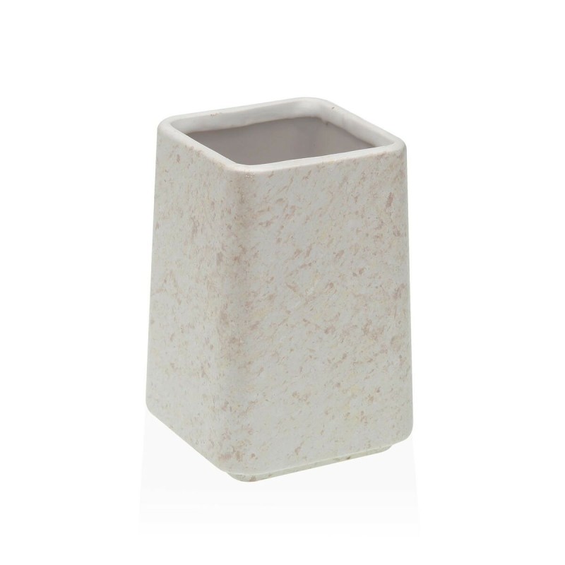 Portaspazzolini Versa Bianco Ceramica 7 x 10 x 7 cm