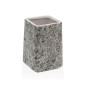 Portaspazzolini Grigio Ceramica 7 x 10 x 7 cm