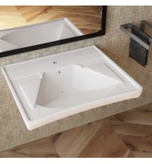 Lavabo per disabili in ceramica