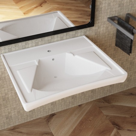 Lavabo per disabili in ceramica