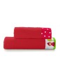 Set di asciugamani HappyFriday Mr Fox Grandma Rosso 2 Pezzi