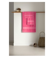 Set di asciugamani Paduana Fucsia 3 Pezzi