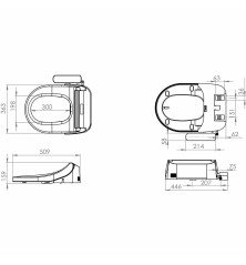 Tavoletta da Water SFA Bianco Plastica