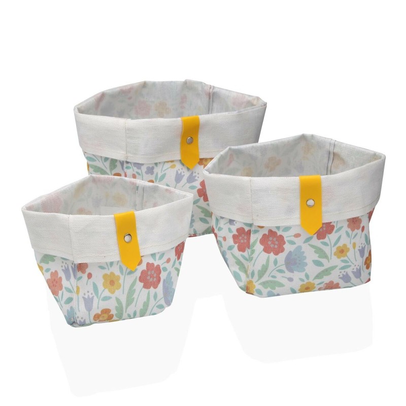 Set di Cestini Versa Flandes 14 x 14 x 14 cm