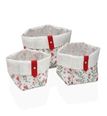 Set di Cestini Versa Lover 14 x 14 x 14 cm