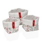 Set di Cestini Versa Lover 14 x 14 x 14 cm