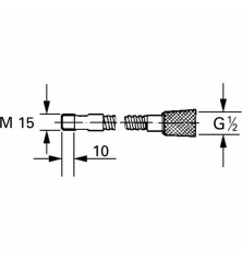 Tubo per Doccia Grohe 150 cm