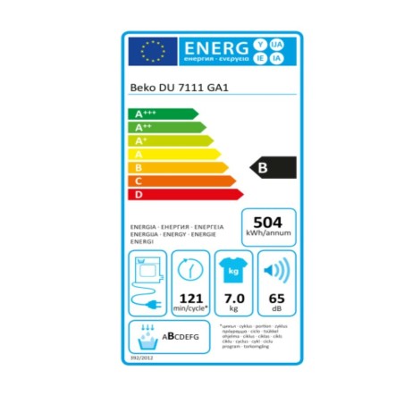 Asciugatrice a condensazione BEKO 7 Kg