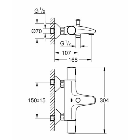 Rubinetto Bimando Grohe OTTONE