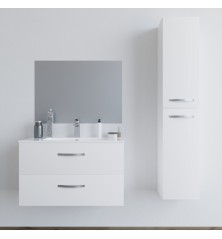 Composizione bagno Lindas con colonna 80cm