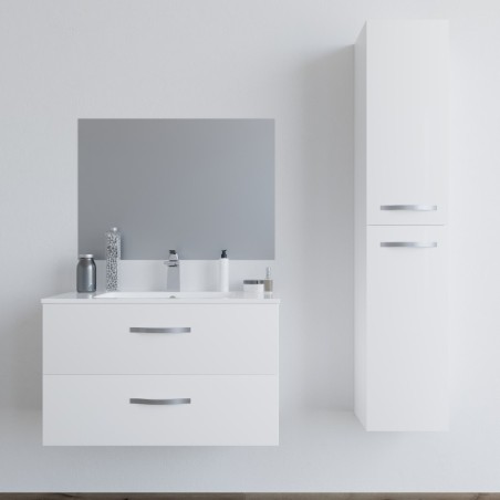 Composizione bagno Lindas con colonna 80cm