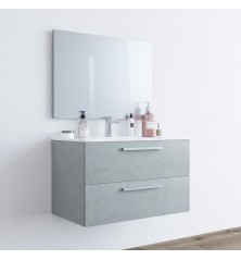 Mobile o Composizione bagno Daphne grigio 2 modelli 80cm