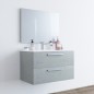 Mobile o Composizione bagno Daphne grigio 2 modelli 80cm