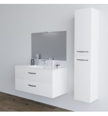 Composizione Bagno Lindas con colonna 100cm