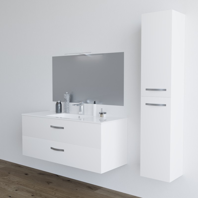 Composizione Bagno Lindas 2 modelli con colonna 120cm