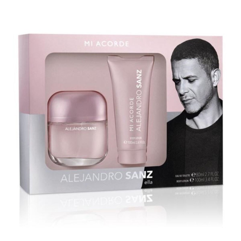 Cofanetto Profumo Donna Mi Acorde Alejandro Sanz 2 Pezzi