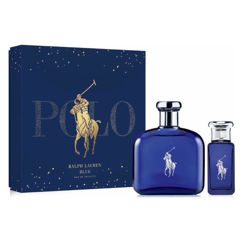 Cofanetto Profumo Uomo Ralph Lauren Polo Blue EDT 2 Pezzi