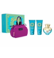 Cofanetto Profumo Donna Versace EDT Dylan Turquoise 4 Pezzi