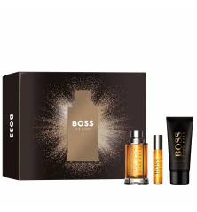 Cofanetto Profumo Uomo Hugo Boss EDT BOSS The Scent 3 Pezzi