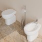 Set Wc e Bidet Venice a terra in ceramica