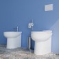 Set Wc e Bidet Milan a terra filomuro