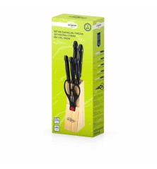 Set di Coltelli da Cucina con Supporto San Ignacio 7 Pezzi