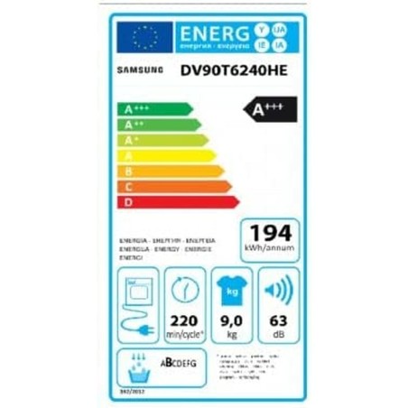 Asciugatrice a condensazione Samsung 9 kg