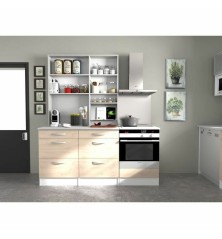 Mobile da cucina 1 porta rovere chiaro rettangolare lungo