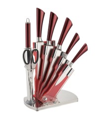 Set di Coltelli da Cucina con Supporto Royalty Line Acciaio