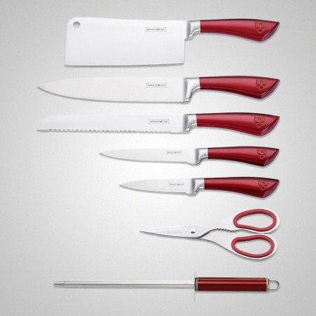 Set di Coltelli da Cucina con Supporto Royalty Line Acciaio