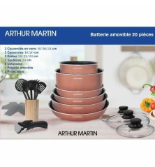 Batteria da Cucina Arthur Martin 20 Pezzi