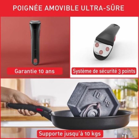 Batteria da Cucina Tefal 10 Pezzi