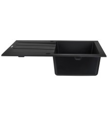 Lavello a Una Vasca Maidsinks 1D volcano 76 x 44 cm Nero