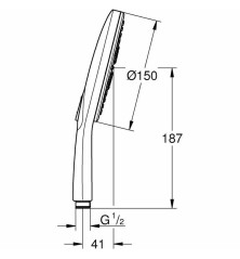 Soffione Grohe  Vitalio