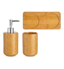 Set da Bagno Quadrati Ceramica (3 pcs)