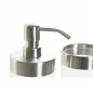 Set da Bagno DKD Trasparente Argentato 10 x 7,5 x 16,5 cm