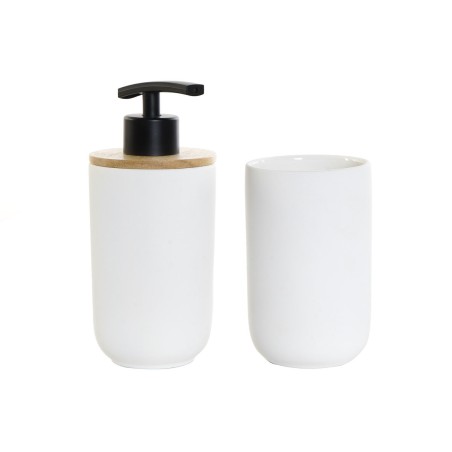 Set da Bagno DKD Gres Scandinavo (2 Unità)