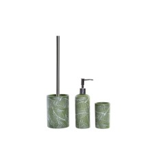 Set da Bagno DKD Home Decor Verde 9,5 x 9,5 x 37 cm