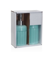 Set da Bagno Versa Azzurro Dolomite 6,8 x 17 x 6,8 cm