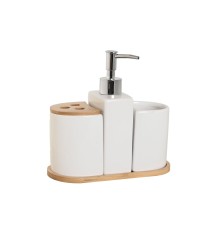 Set da Bagno Home Bianco Naturale