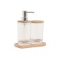 Set da Bagno ESPRIT Trasparente 16 x 9 x 18 cm