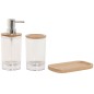 Set da Bagno ESPRIT Trasparente 16 x 9 x 18 cm