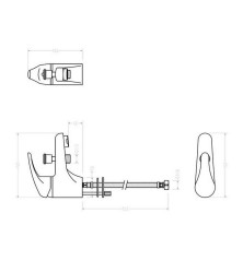 Rubinetto Monocomando Rousseau Metallo Ottone